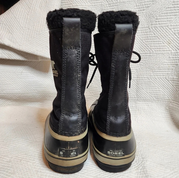 SOREL Men's 1964 Pac Nylon Waterproof Insulated Black Winter Boots Size 14 - Picture 16 of 16